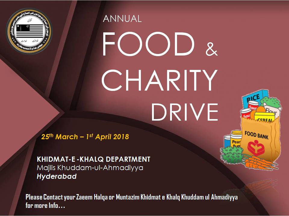 MKA Hyderabad conducts Annual Food and Charity Drive for the needy