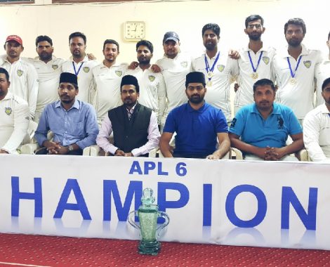 Cricket club Qadian won Ahmadiyya Premier League Cricket tournament held at Hyderabad.